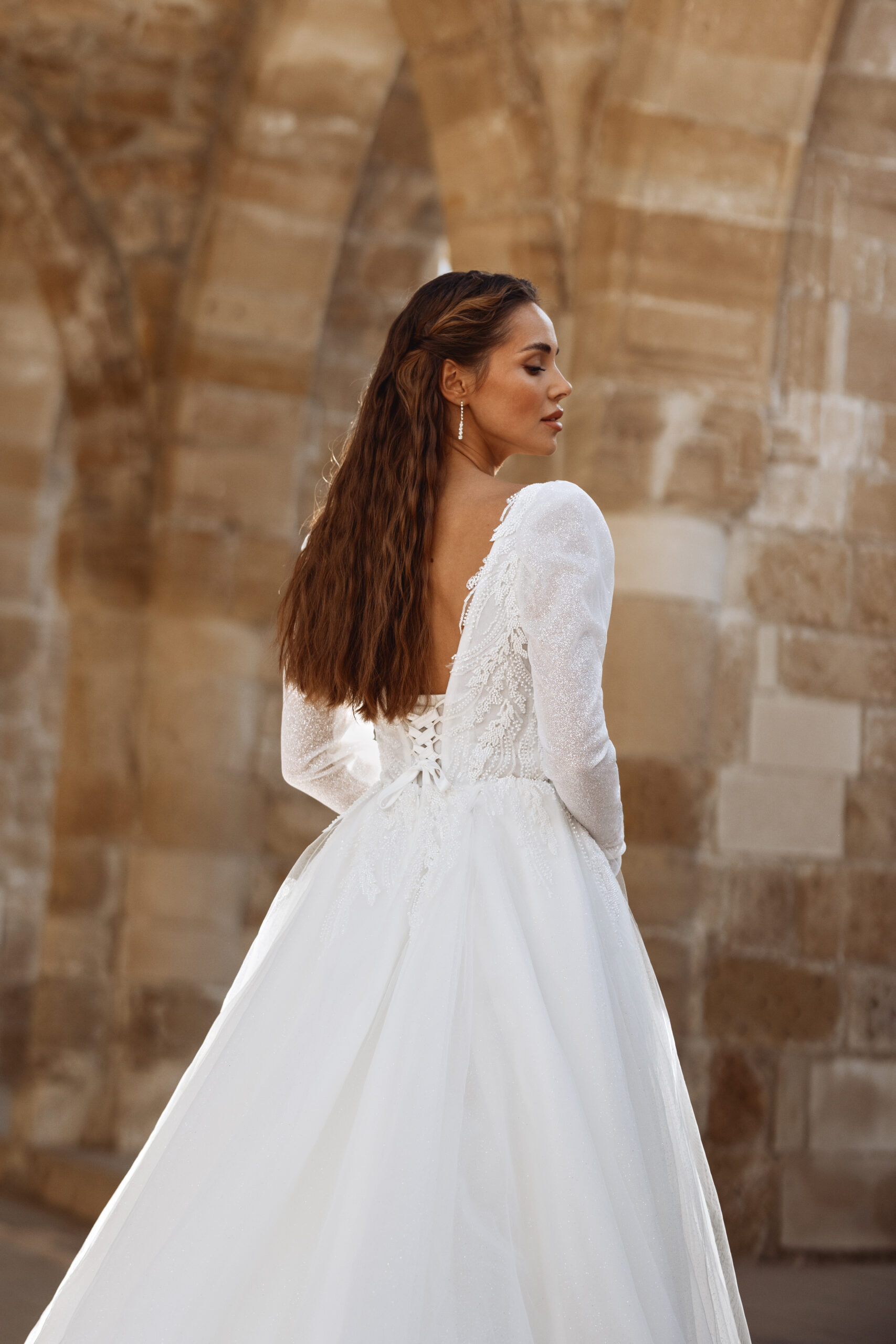 robe de mariée manches longues