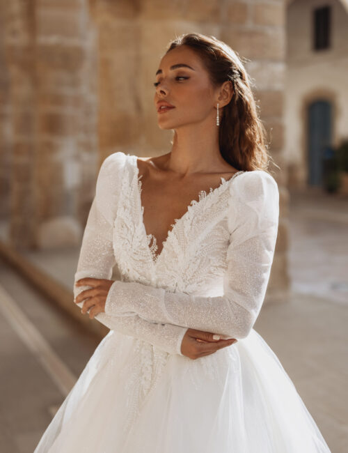 robe de mariée manches longues
