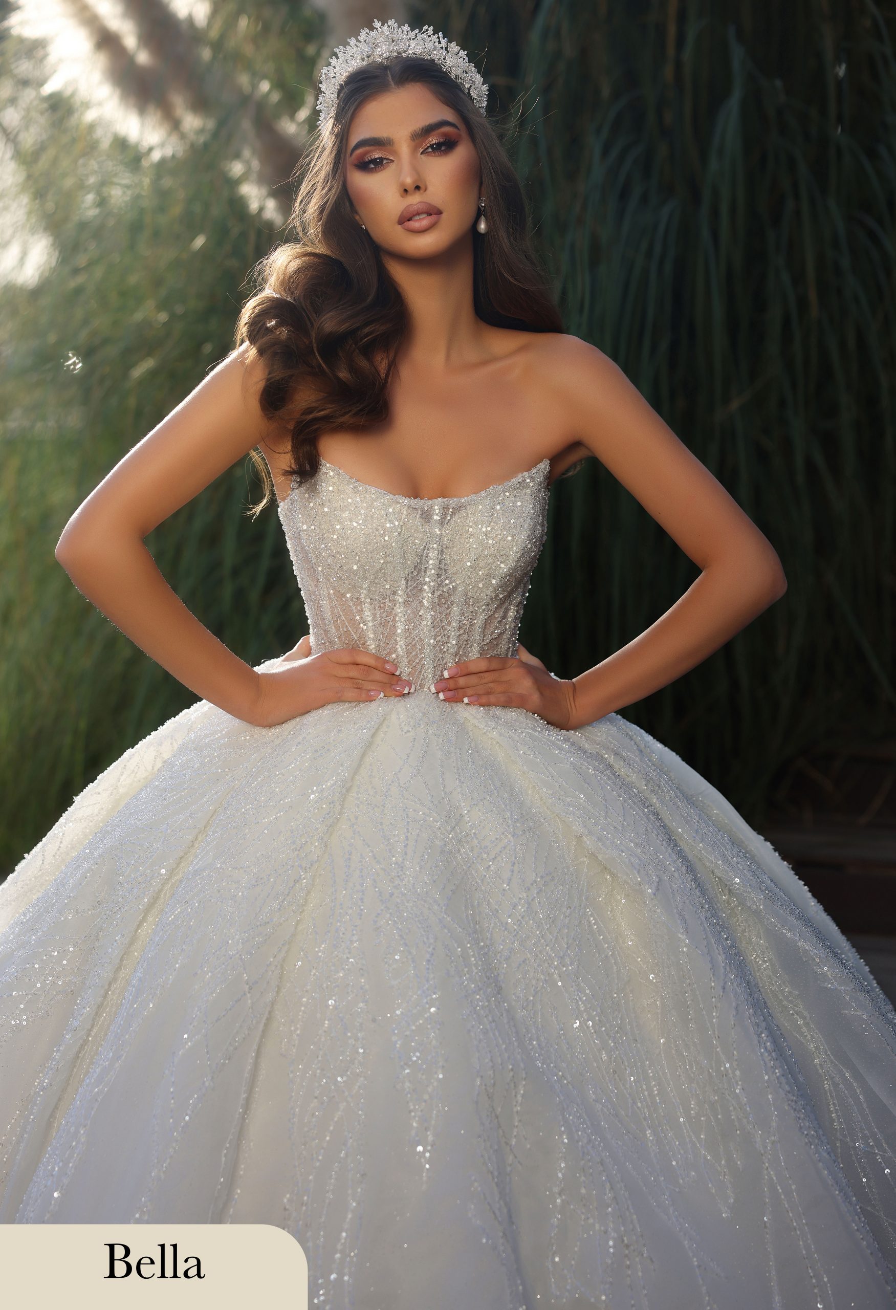 robe de mariée de bal bustier
