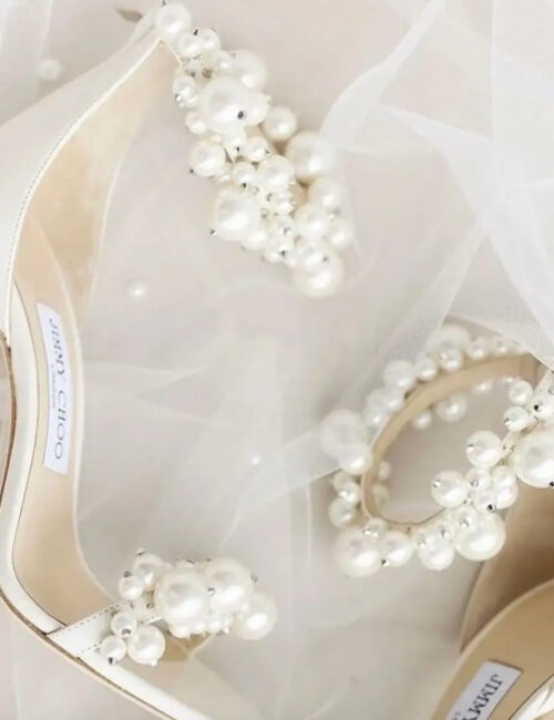chaussures Jimmy choo pour mariée